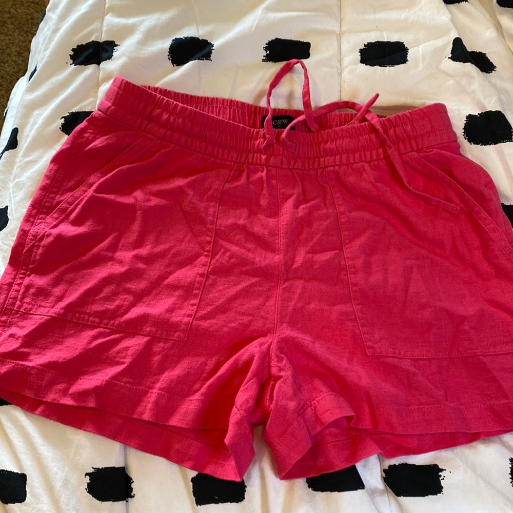 Jcrew linen shorts xxs